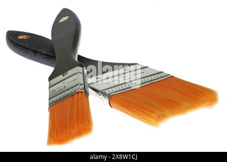 paintbrushes isolated on white background Stock Photo