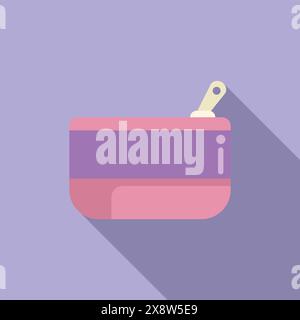 Highquality illustration of a minimalist wallet icon, perfect for web and app design Stock Vector