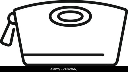 Black and white vector image of a simple cheese grater icon, suitable for kitchenrelated designs Stock Vector