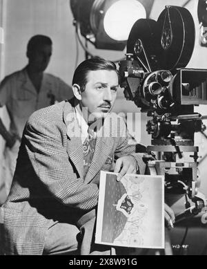 A portrait of WALT DISNEY taken in 1944 Walt Disney productions / RKO Radio Pictures Stock Photo