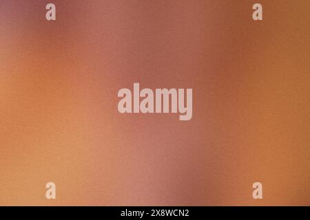 Vintage grain effect on a textured gradient transitioning from orange to brown Stock Photo