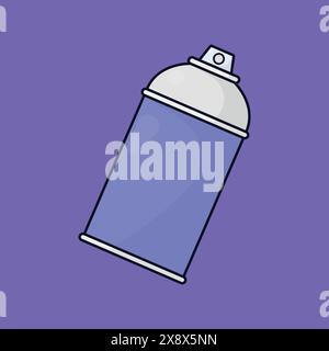 Spray can vector icon. paint spray can illustration. spray bottle vector Stock Vector