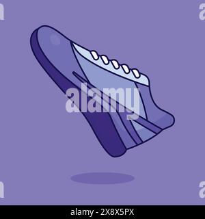 Sports Shoe vector icon. athlete running shoe icon vector. running shoe Stock Vector