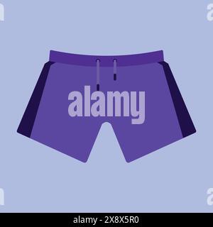 Sports shorts vector icon. football shorts jersey vector. shorts wear illustration Stock Vector
