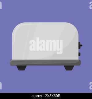 Toaster icon vector. Kitchen toaster vector illustration. bread electrical toaster icon vector Stock Vector