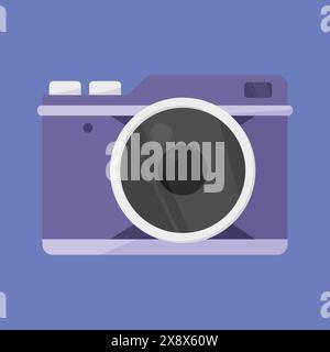 Camera icon vector. Old Camera icon vector. photo Camera illustration icon. photography camera Stock Vector