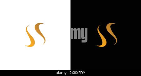 Luxurious and unique  S logo design Stock Vector