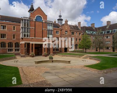 Library and College Offices, Chapel Court, St Johns College, Cambridge, UK Stock Photo