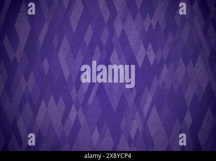 Abstract textured background with purple colorful rectangles. Beautiful futuristic dynamic geometric pattern design. Vector illustration Stock Vector