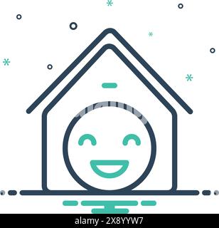Icon for satisfaction,contentment Stock Vector Image & Art - Alamy