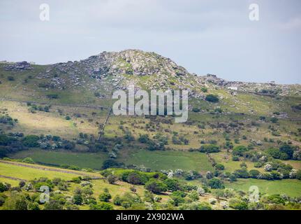Sharptor on Bodmin Moor Stock Photo