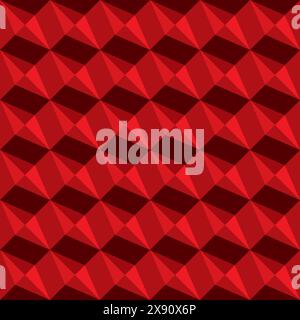 Geometric cube seamless pattern. wallpaper vector Stock Vector