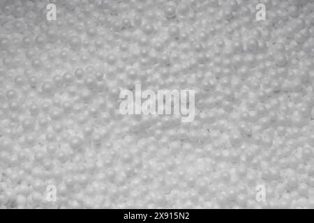 Circle styrofoam balls texture background Stock Photo