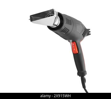 Hot air gun isolated on a white background Stock Photo - Alamy