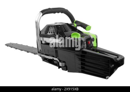 Chainsaw isolated on a white background Stock Photo