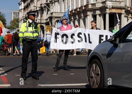 16th Sept 2023. Westminster, London, UK. March to End Fossil Fuels. Stock Photo