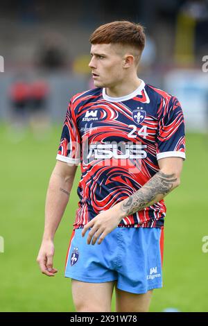 Whitehaven, England - 26h May 2024 - Wakefield Trinity's Myles Lawford. Rugby League Betfred Championship, Whitehaven RLFC vs Wakefield Trinity at The Ortus Rec, Whitehaven, UK  Dean Williams Stock Photo