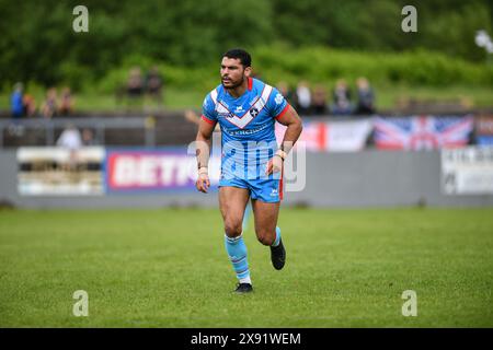 Whitehaven, England - 26h May 2024 - Wakefield Trinity's Mathieu Cozza. Rugby League Betfred Championship, Whitehaven RLFC vs Wakefield Trinity at The Ortus Rec, Whitehaven, UK  Dean Williams Stock Photo