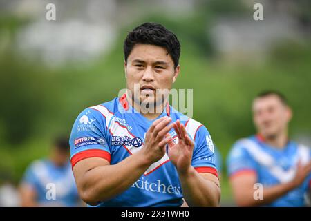 Whitehaven, England - 26h May 2024 - Wakefield Trinity's Mason Lino. Rugby League Betfred Championship, Whitehaven RLFC vs Wakefield Trinity at The Ortus Rec, Whitehaven, UK  Dean Williams Stock Photo