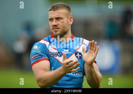 Whitehaven, England - 26h May 2024 - Wakefield Trinity's Thomas Doyle. Rugby League Betfred Championship, Whitehaven RLFC vs Wakefield Trinity at The Ortus Rec, Whitehaven, UK  Dean Williams Stock Photo