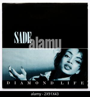 LP cover of Diamond Life, the debut studio album by Sade, which