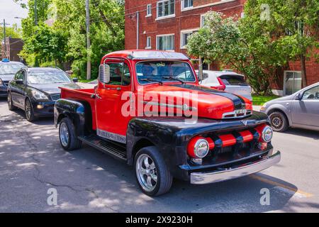 Li'l Red Truck Stock Photo