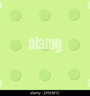 Background with green circles, building block design Stock Vector