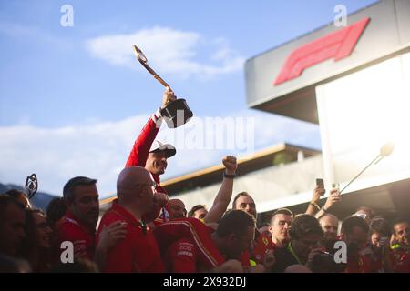 Scuderia Ferrari, team celebration, LECLERC Charles (mco), Scuderia