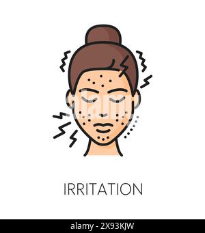 Hand skin problem icon outline vector. Health treatment. Dry disease ...