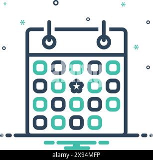 Icon for importance,weightage Stock Vector