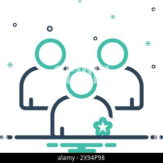 Icon for importance,weightage Stock Vector