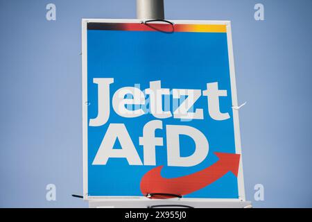 AfD, election poster for the European elections 2024, Berlin, Germany, AfD, Wahlplakat zur Europawahl 2024, Berlin, Deutschland Stock Photo