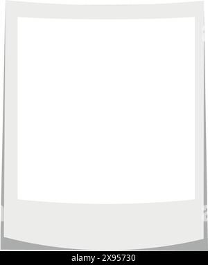 a polaroid card blank vector file Stock Vector