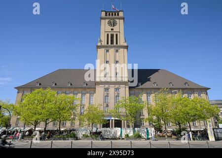 Schöneberg Town Hall, John-F.-Kennedy-Platz, Schöneberg, Berlin, Germany, Rathaus Schöneberg, John-F.-Kennedy-Platz, Schöneberg, Berlin, Deutschland Stock Photo