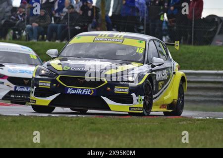 Daryl Deleon, Cupra Leon, Duckhams Racing with Bartercard, BTCC, British Touring Car Championship, round eight of the 2024 season, Snetterton, Norwich Stock Photo