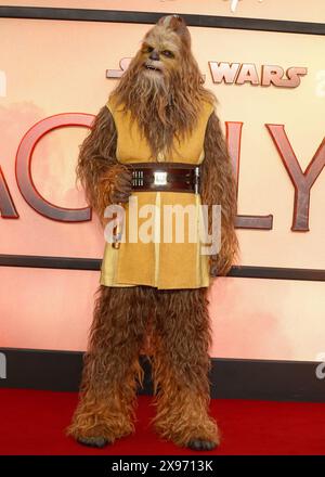 London, UK. 28th May, 2024. Kelnacca attends the UK Premiere of 'The Acolyte' held at the Odeon Luxe, Leicester Square, London. (Photo by Mario Mitsis/SOPA Images/Sipa USA) Credit: Sipa USA/Alamy Live News Stock Photo