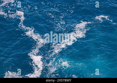 Surface of the sea close-up Stock Photo