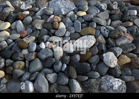 Close up of Rocks on a Beach in Muscat Oman Stock Photo