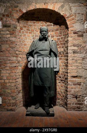 Monument to Kaiser Wilhelm I, equestrian staircase, Spandau Citadel, Spandau district, Berlin, Germany Stock Photo