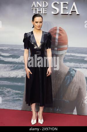 London, UK. May 29, 2024. Daisy Ridley attends Disney Young Woman and the Sea at Curson's Mayfair on May 29, 2024 in London, United Kingdom. Credit: S.A.M./Alamy Live News Stock Photo