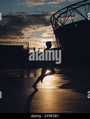 Stratford, United Kingdom. 26 May, 2024. A general view of the 1500m the 2024 Stratford Speed Grand Prix. Credit: George Tewkesbury/Alamy Live News Stock Photo