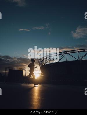 Stratford, United Kingdom. 26 May, 2024. A general view of the 1500m the 2024 Stratford Speed Grand Prix. Credit: George Tewkesbury/Alamy Live News Stock Photo