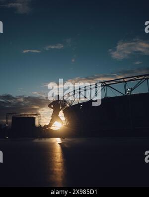 Stratford, United Kingdom. 26 May, 2024. A general view of the 1500m the 2024 Stratford Speed Grand Prix. Credit: George Tewkesbury/Alamy Live News Stock Photo