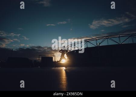 Stratford, United Kingdom. 26 May, 2024. A general view of the 1500m the 2024 Stratford Speed Grand Prix. Credit: George Tewkesbury/Alamy Live News Stock Photo