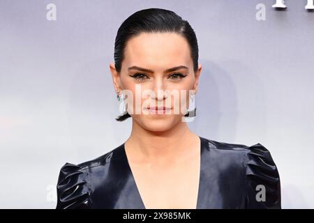 London, UK. 29 May 2024. Daisy Ridley attending the gala screening of Young Woman and the Sea at the Curzon Mayfair in London. Photo credit should read: Matt Crossick/Empics/Alamy Live News Stock Photo