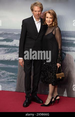 London, UK. 29 May, 2024. Pictured: Producer Jerry Bruckheimer and wife Linda Bruckheimer attends UK Gala Screening of Young Woman and The Sea at Curzon Mayfair. Credit: Justin Ng/Alamy Live News Stock Photo