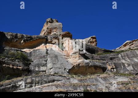 Golden Gate Highlands National Park Maluti Mountain Range near Clarens in the Free State, South Africa Stock Photo