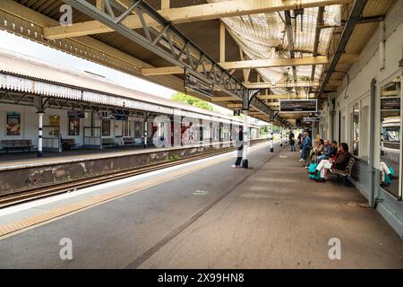 Winchester Railway Station.Winchester, Hampshire, England, United Kingdom. Stock Photo