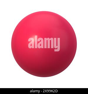 High-quality 3D sphere illustration. Vibrant, shiny, and transparent orb in pink pastel colors. Perfect for modern, geometric designs. Versatile Stock Vector