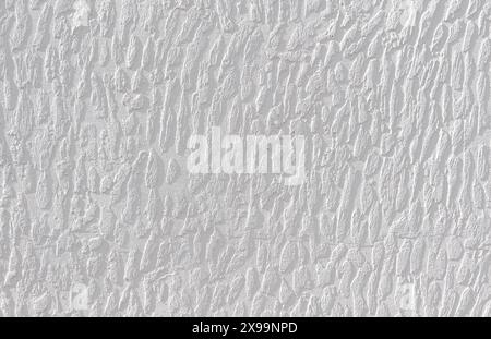 Vintage background - the surface of the cracking gray decorative plaster Stock Photo